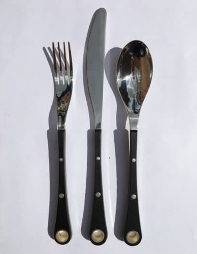 "Eye" cutlery set. Private client. 2006