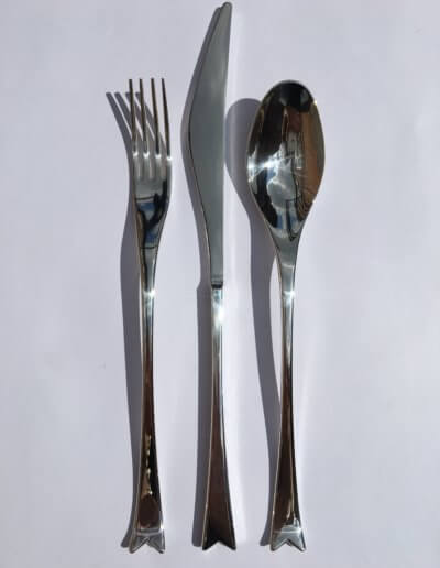 "Kite" cutlery set. Private client. 2006