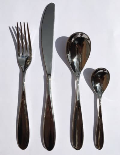 "Skylark" cutlery. Designed for a private client and sold worldwide in Habitat and other department stores from 2004.