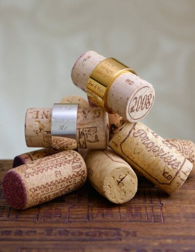 Comemorative cork bands. Private client.