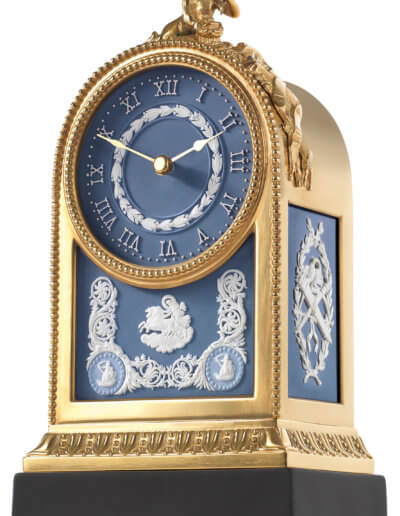 Limited run of ornate gold plated clocks for Wedgwood