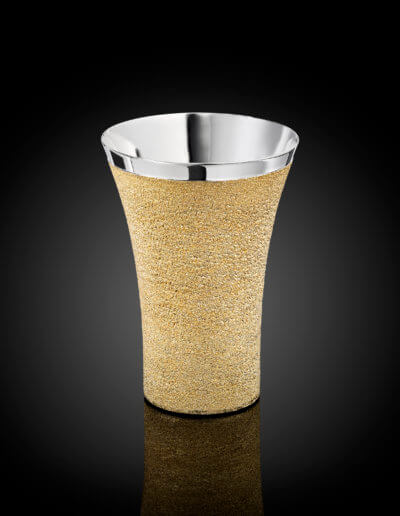 Hand raised textured beaker. Private commission.