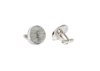 SMALL Textured round cufflinks copy